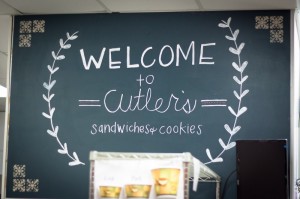 Cutler's Indoor Sign