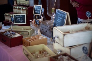 Sugared table decor