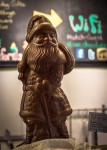 Giant Chocolate Santa